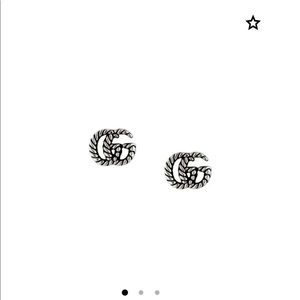 Gucci rope chain earrings